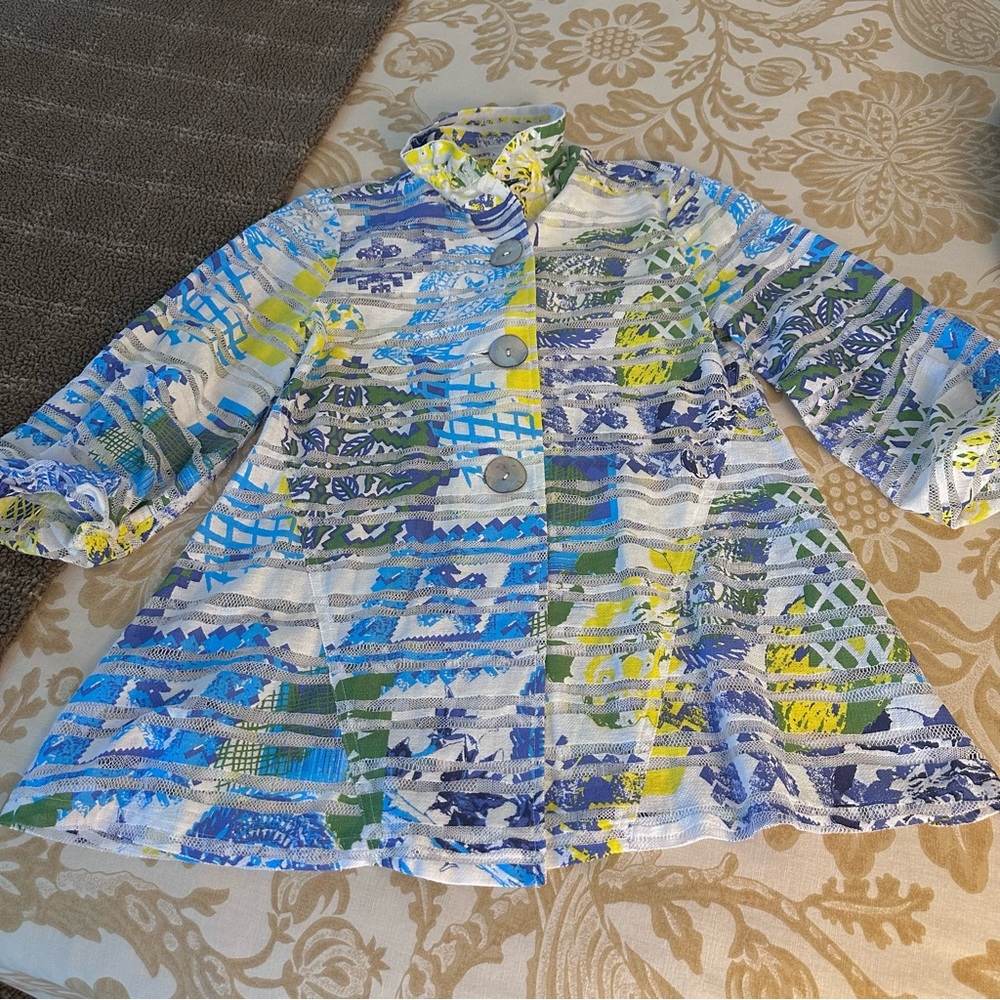 Multiples Top (jacket or cover up)